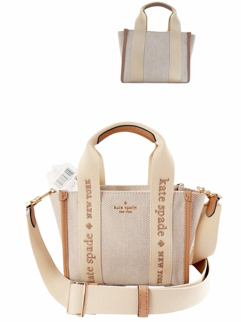 NWT Kate Spade Kip Canvas Small Tote